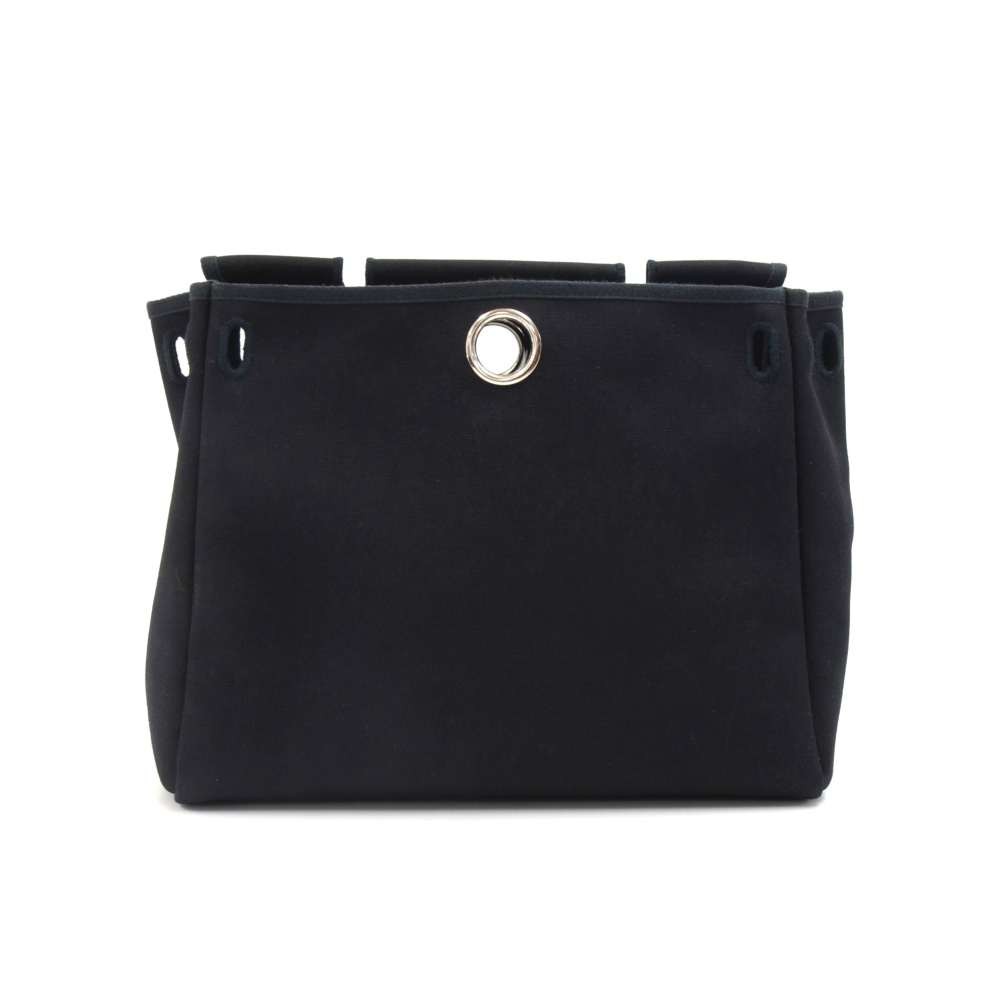 Herbag leather handbag Hermès Black in Leather - 33211004