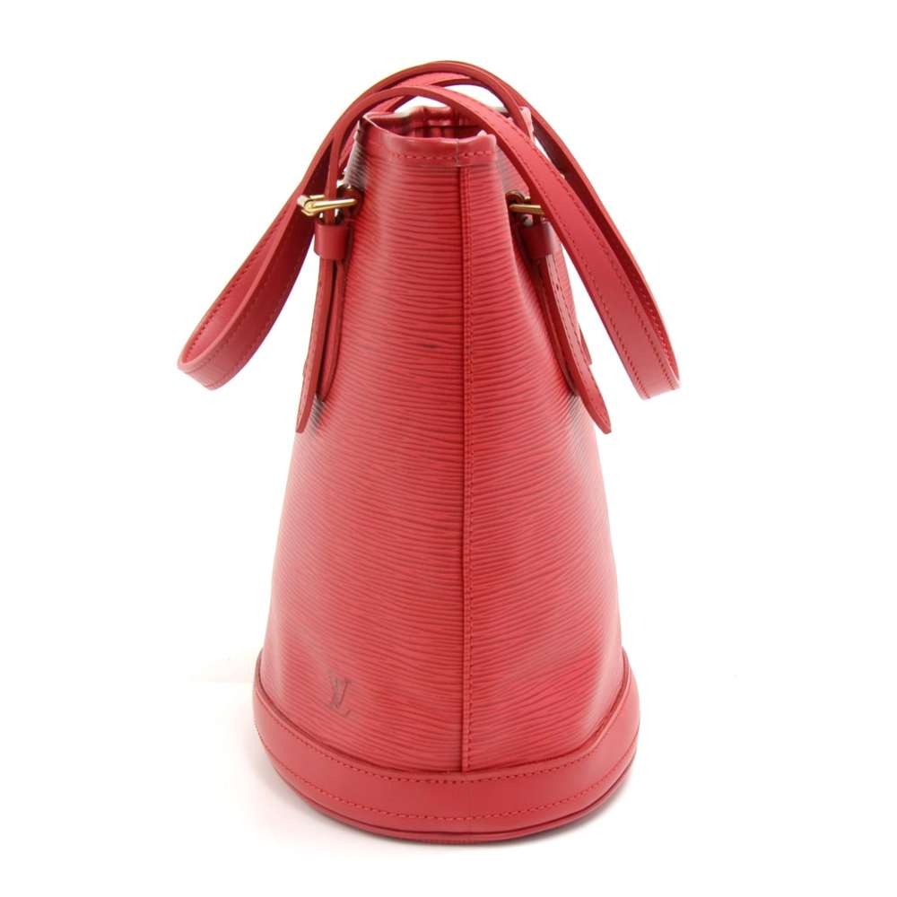 Louis Vuitton Red Epi Leather Petit Bucket, myGemma, JP
