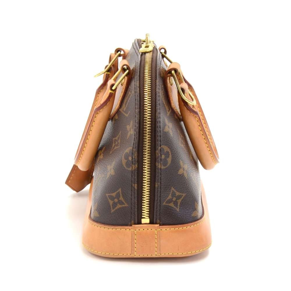 Used Louis Vuitton Alma BB monogram Canvas with strap dustbag
