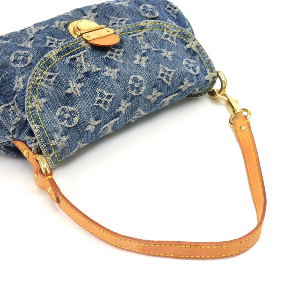 LOUIS VUITTON Monogram Denim Mini Preity Shoulder Bag Blue M95050 Auth  am3243a ref.701572 - Joli Closet