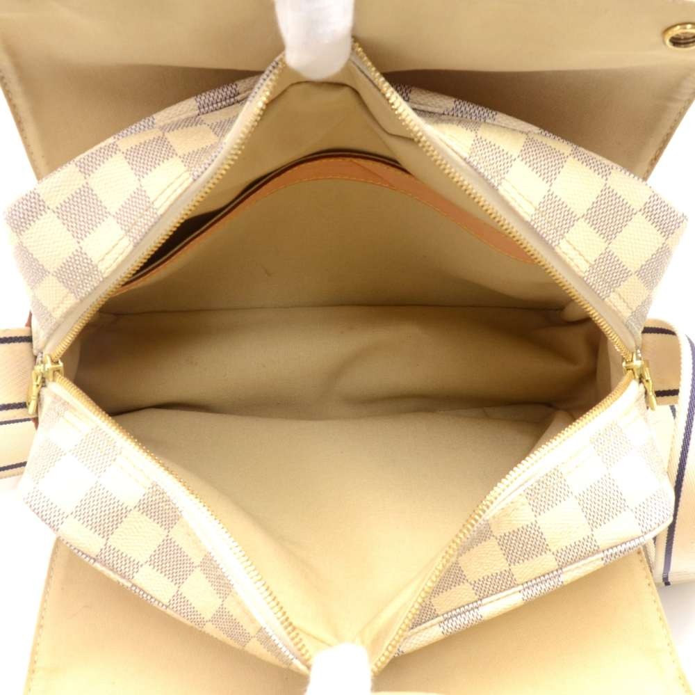 Bolsa Louis Vuitton Damier Azur Naviglio Bag Branco Original – Gringa