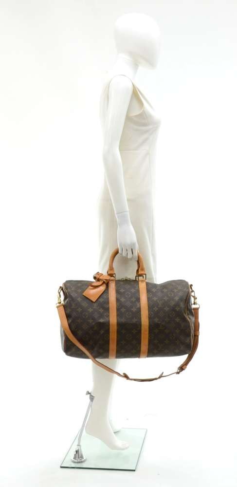 Preloved Vintage Louis Vuitton Keepall 45 Bandouliere Monogram Travel Bag  VI884 082323 $200 OFF DEAL
