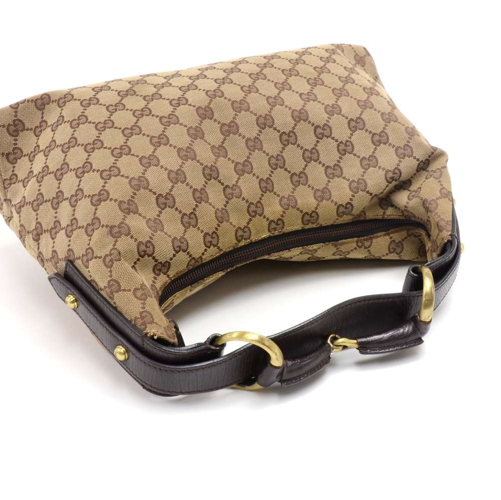 Gucci GG Canvas Hobo Bag (SHG-33744) – LuxeDH