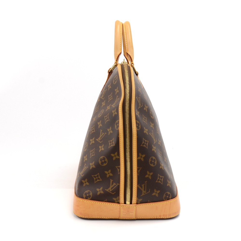 Louis Vuitton Rare Monogram Alma Voyage MM XL Dome Bag 97lv16