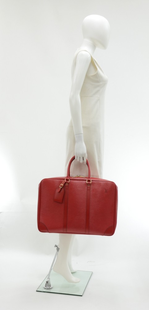 Louis Vuitton Louis Vuitton Sirius 45 Red Epi Leather Soft Sided