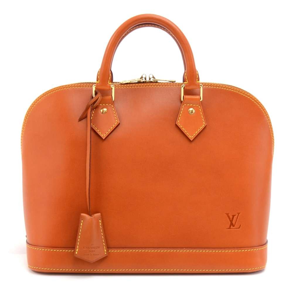 Louis Vuitton Louis Vuitton Alma Brown Nomade Leather Handbag-Limited