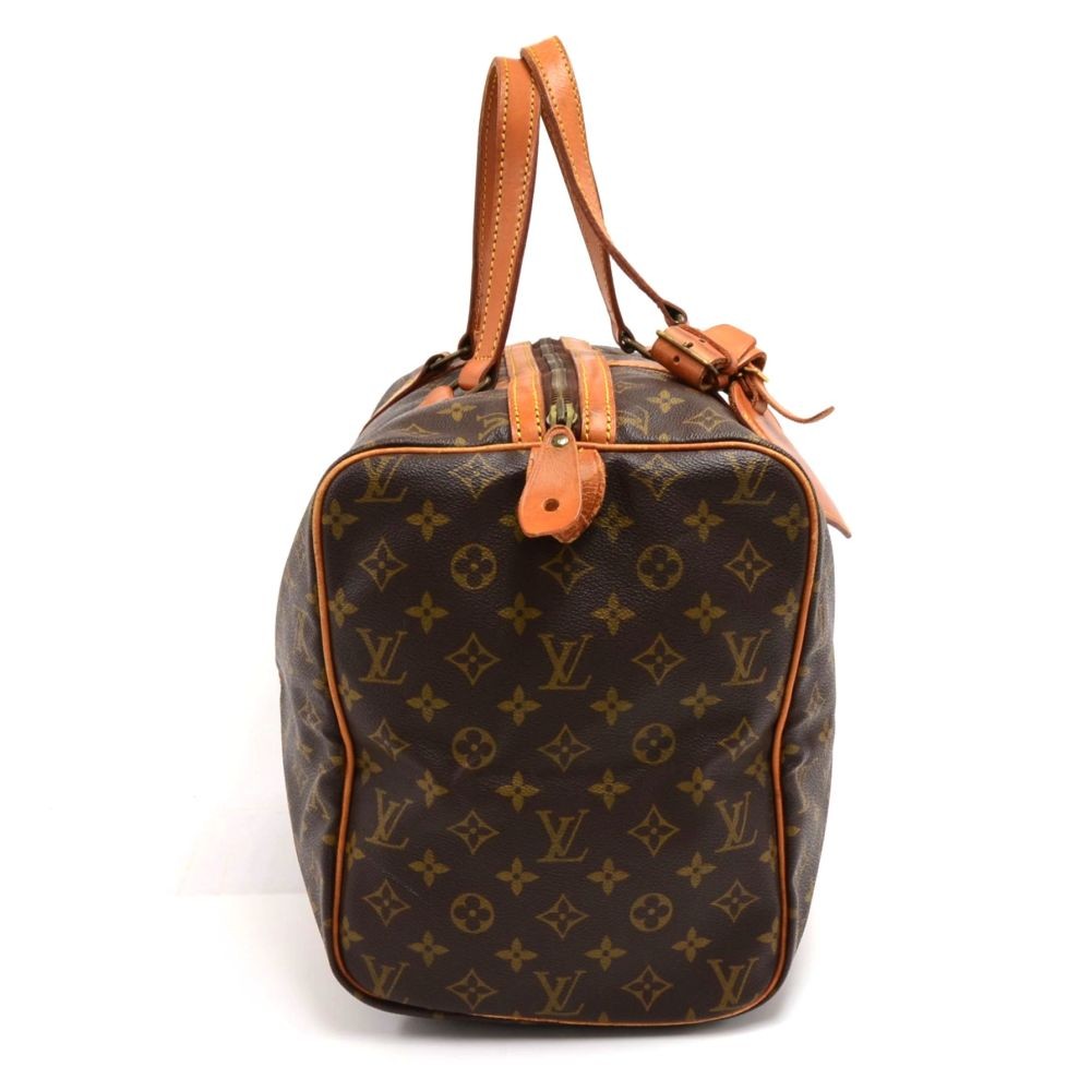 Louis+Vuitton+Sac+Souple+Duffle+45+Brown+Canvas%2CLeather+Monogram for sale  online