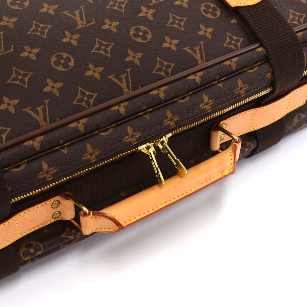 Authentic Louis Vuitton Monogram Satelite 60 Travel Bag with Strap  3A250010n