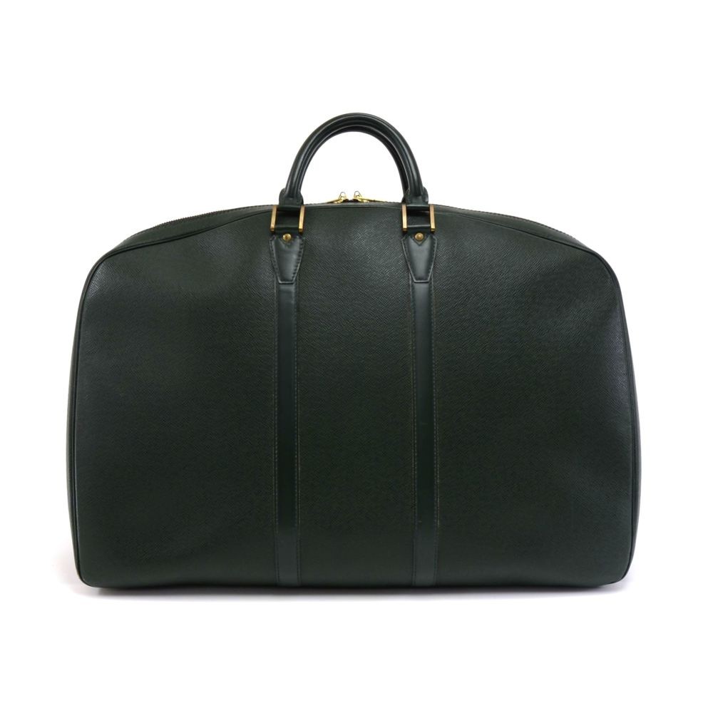 Louis Vuitton Hunter Green Taiga Leather Helanga Travel Bag at