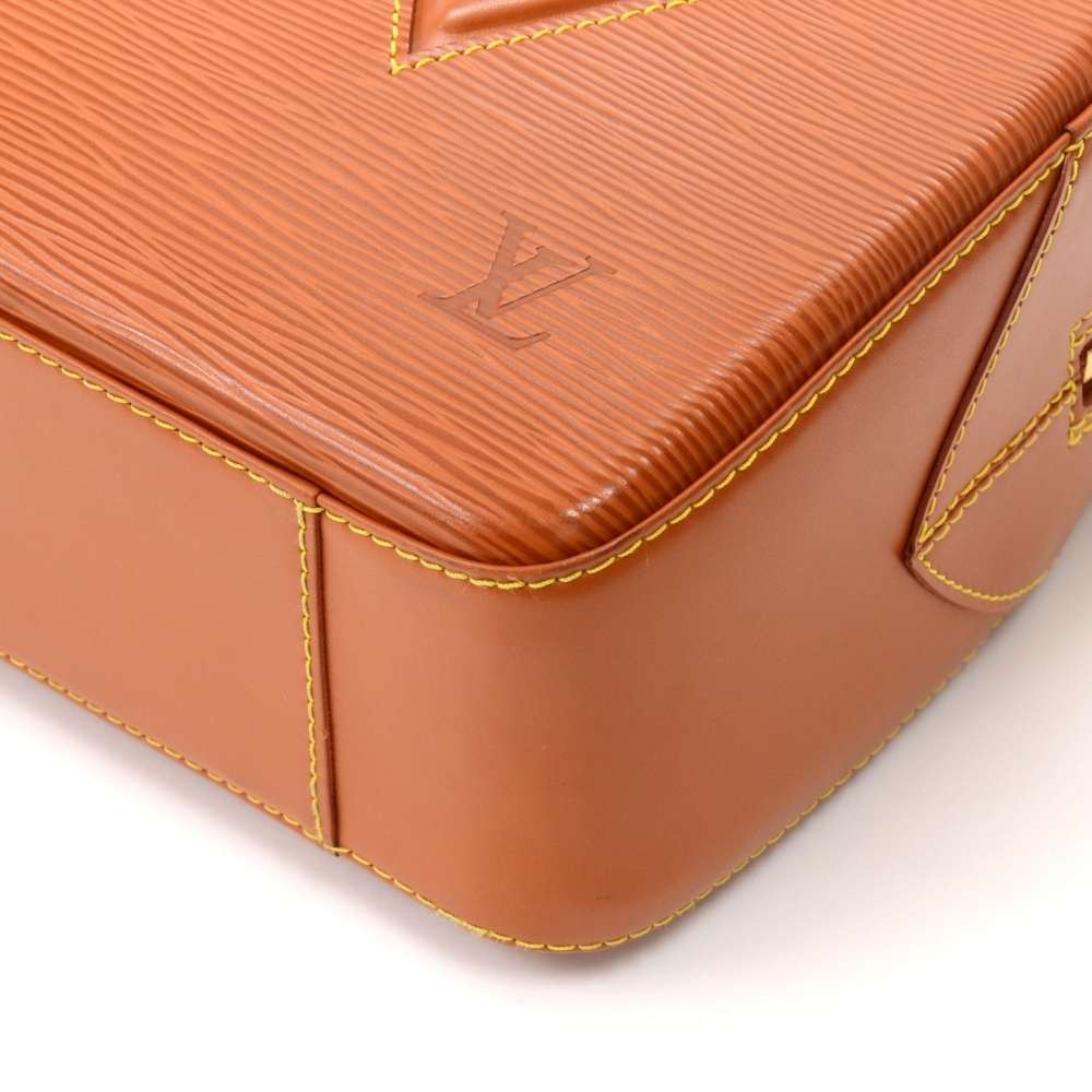Louis Vuitton Cipango Gold Epi Leather Voltaire Tote Bag - Yoogi's Closet