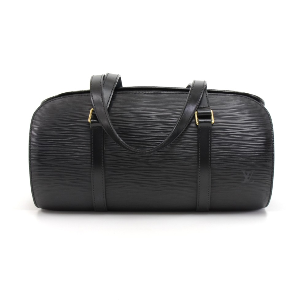 Louis Vuitton Epi Soufflot with Pouch M52222 Black Leather Pony-style  calfskin ref.945922 - Joli Closet