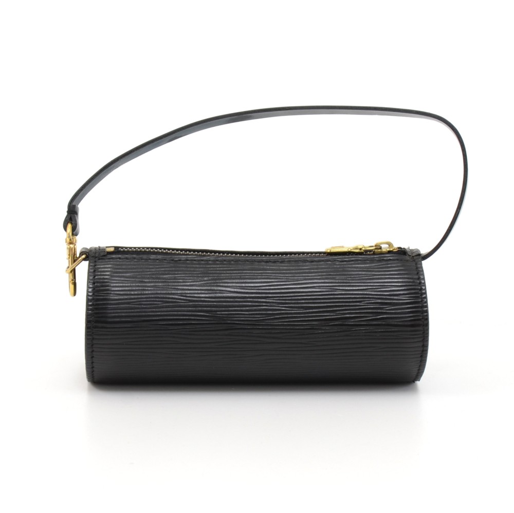 Louis Vuitton Black Epi Leather Noir Soufflot Papillon Bag 861957