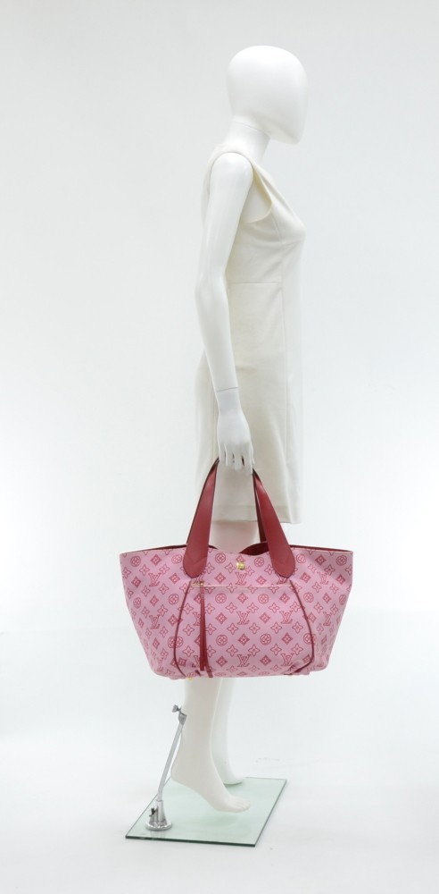 Louis Vuitton, Bags, Louis Vuitton Cabas Ipanema Pm Rose Red Bag Beach