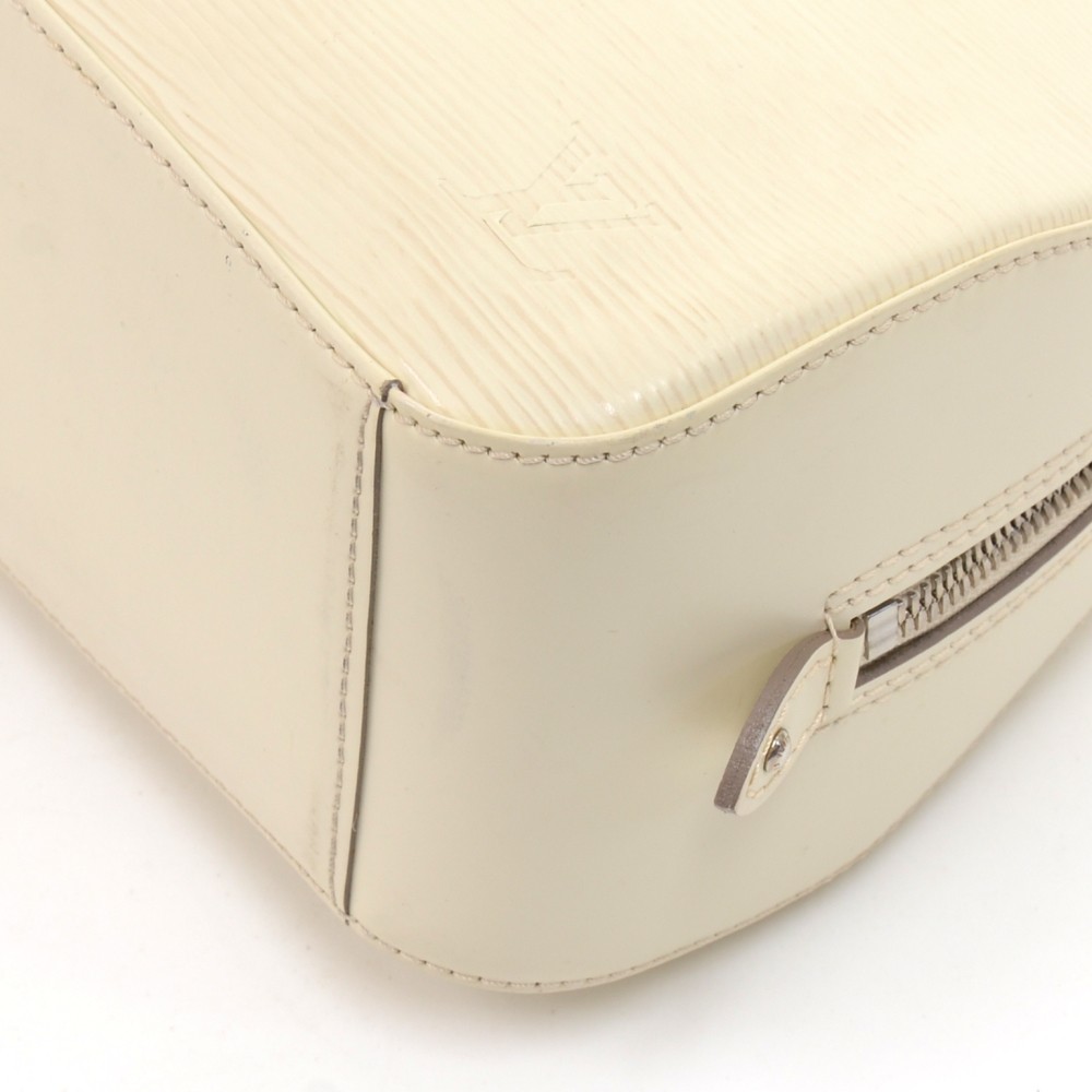 LOUIS VUITTON M5285J Epi jasmine Mini Duffle Bag Hand Bag Epi Leather White