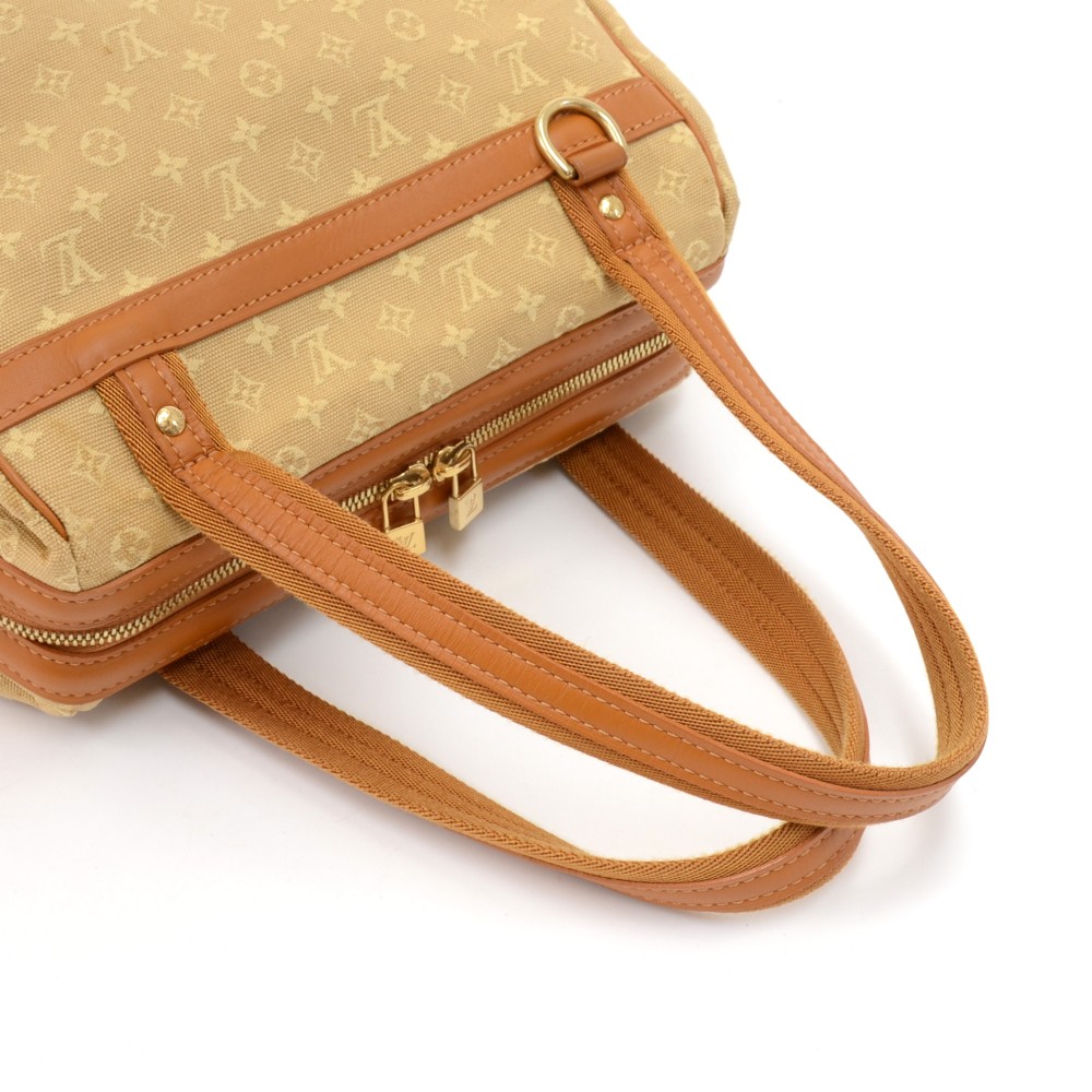 Louis Vuitton handbag in beige monogram canvas Idylle and brown leather, RvceShops Revival