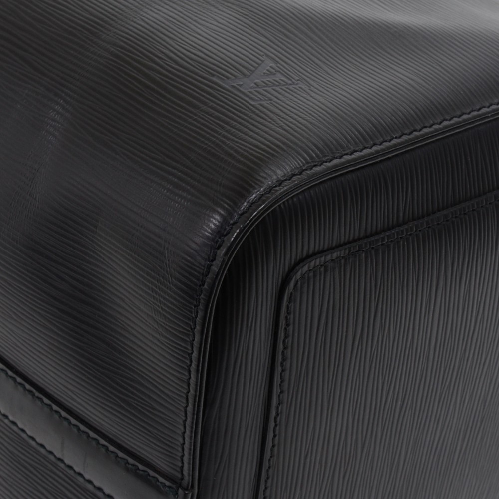 Louis Vuitton Black Epi Leather Noir Keepall 45 Boston Duffle Bag  ref.332911 - Joli Closet
