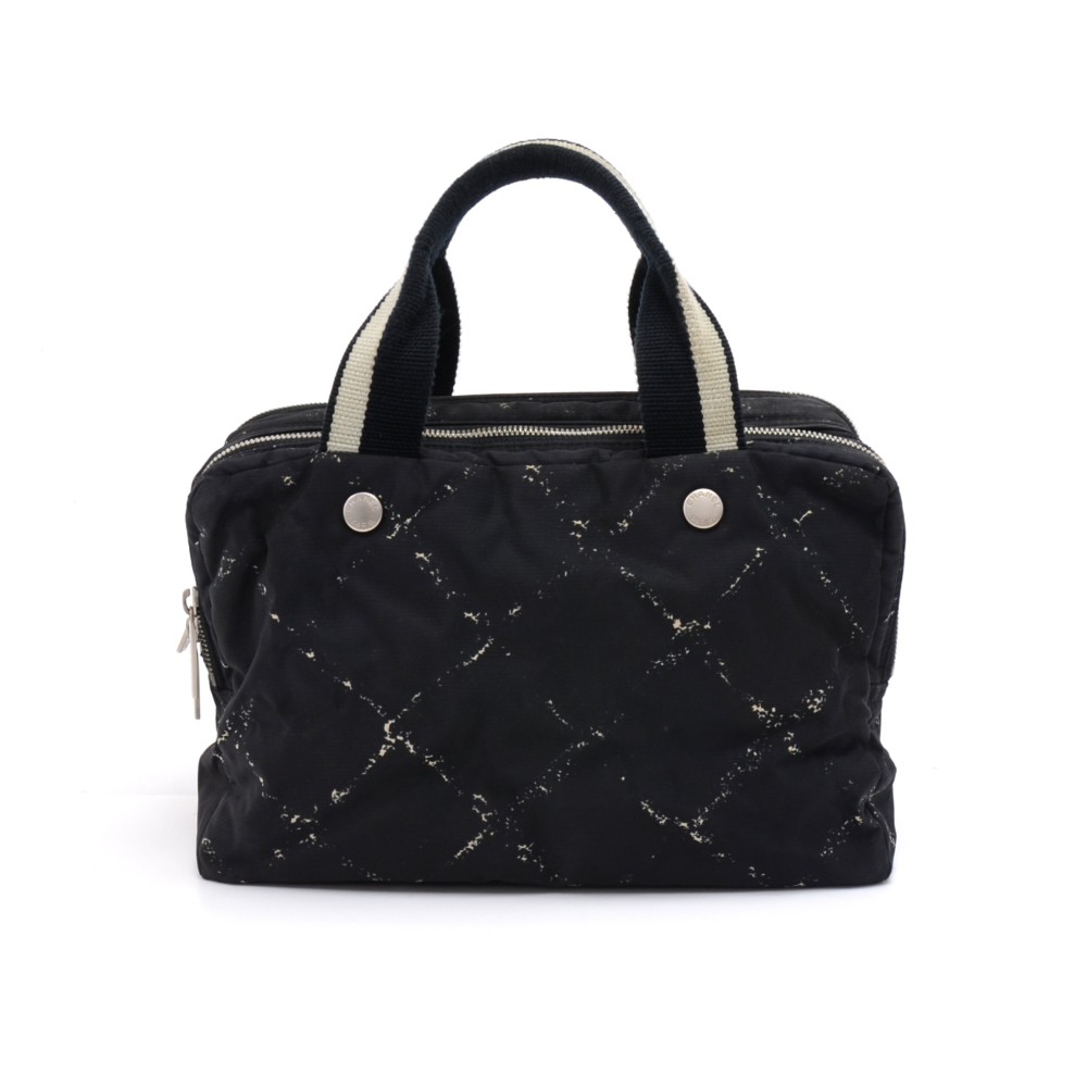 Chanel Vintage - Old Travel Line Belt Bag - Black - Canvas Handbag - Luxury  High Quality - Avvenice