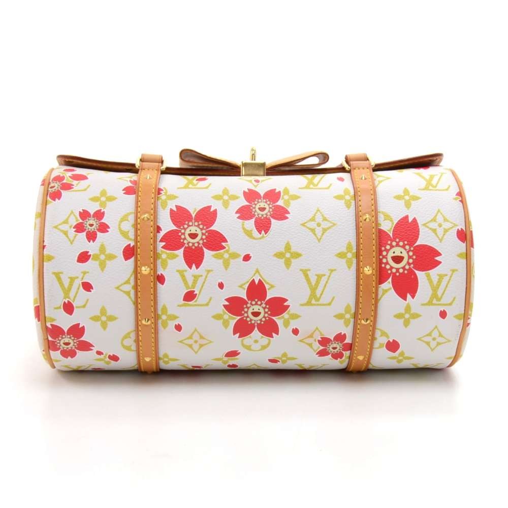 Louis Vuitton Louis Vuitton Papillon 27 Cherry Blossom White