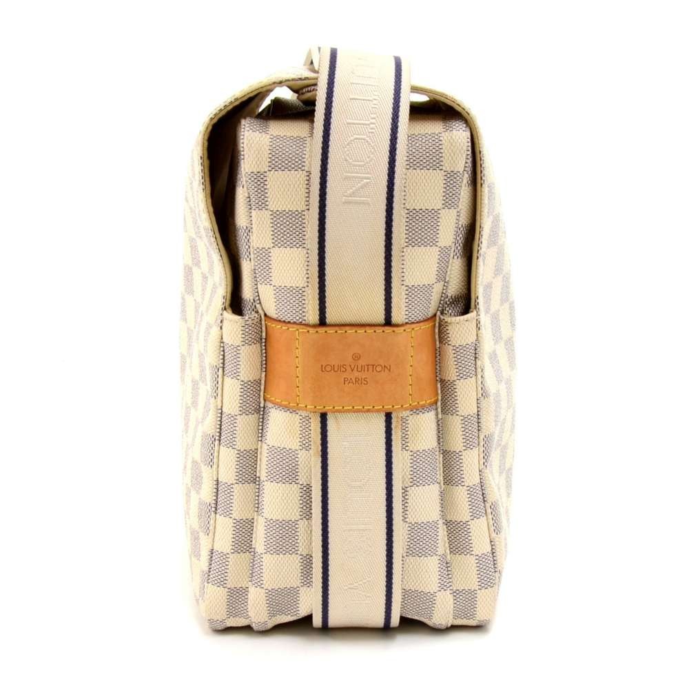 Naviglio cloth crossbody bag Louis Vuitton White in Cloth - 32698469