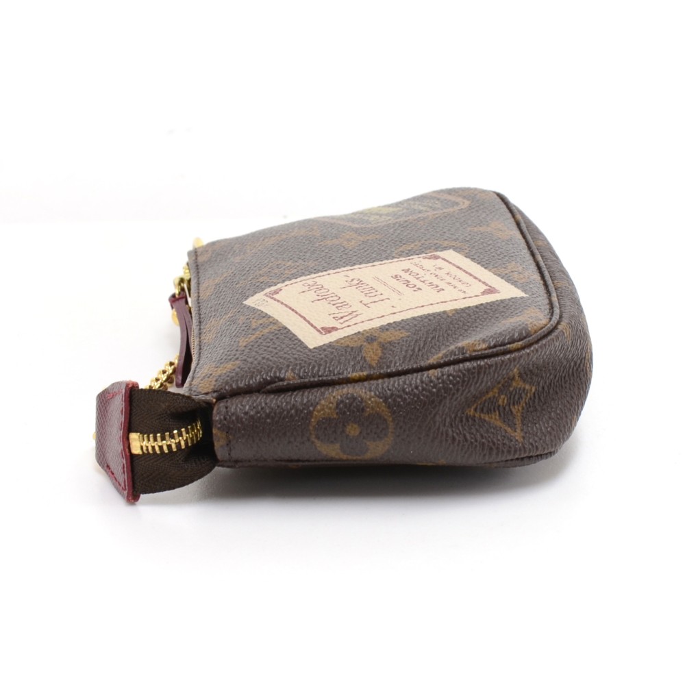 Louis Vuitton Brown Monogram Trunks and Locks Canvas Mini Pochette  Accessories Shoulder Bag - ShopStyle