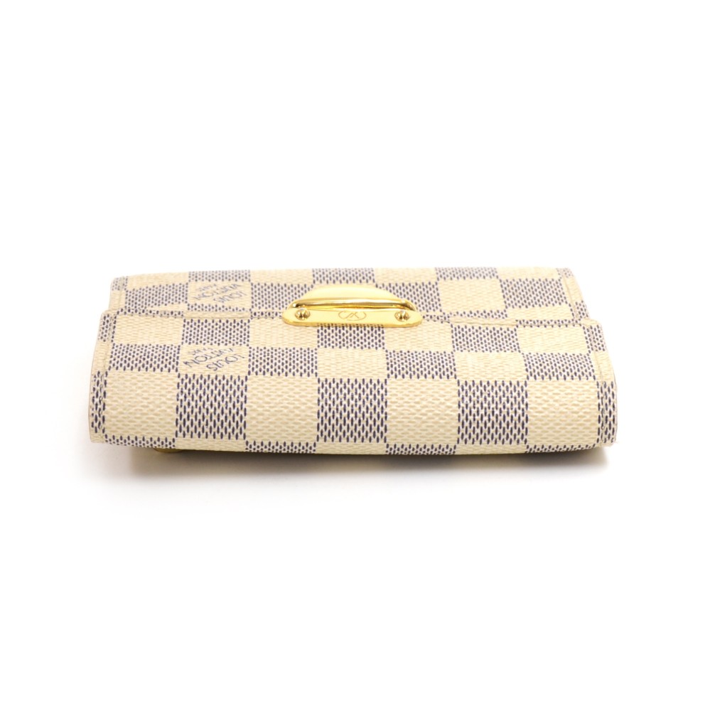 Louis Vuitton Louis Vuitton Portefeuille Koala White Damier Azur