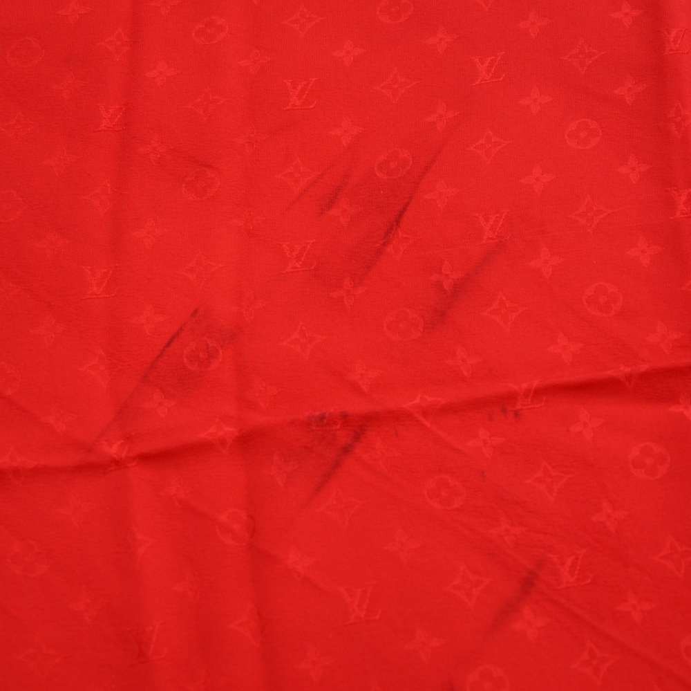 Louis Vuitton FW16 Red Monogram Silk Short Sleeve – Ākaibu Store