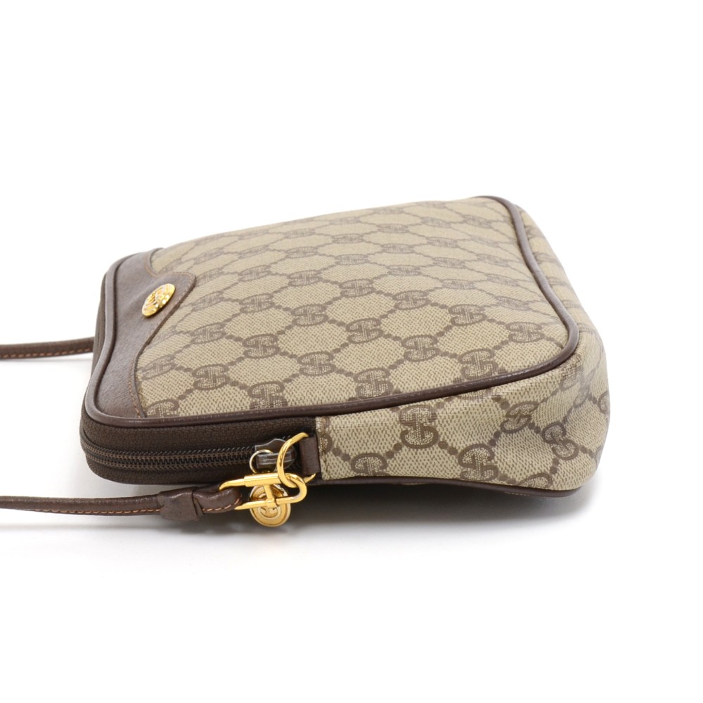 Gucci Vintage Gucci Accessory Collection Beige GG Supreme Coated