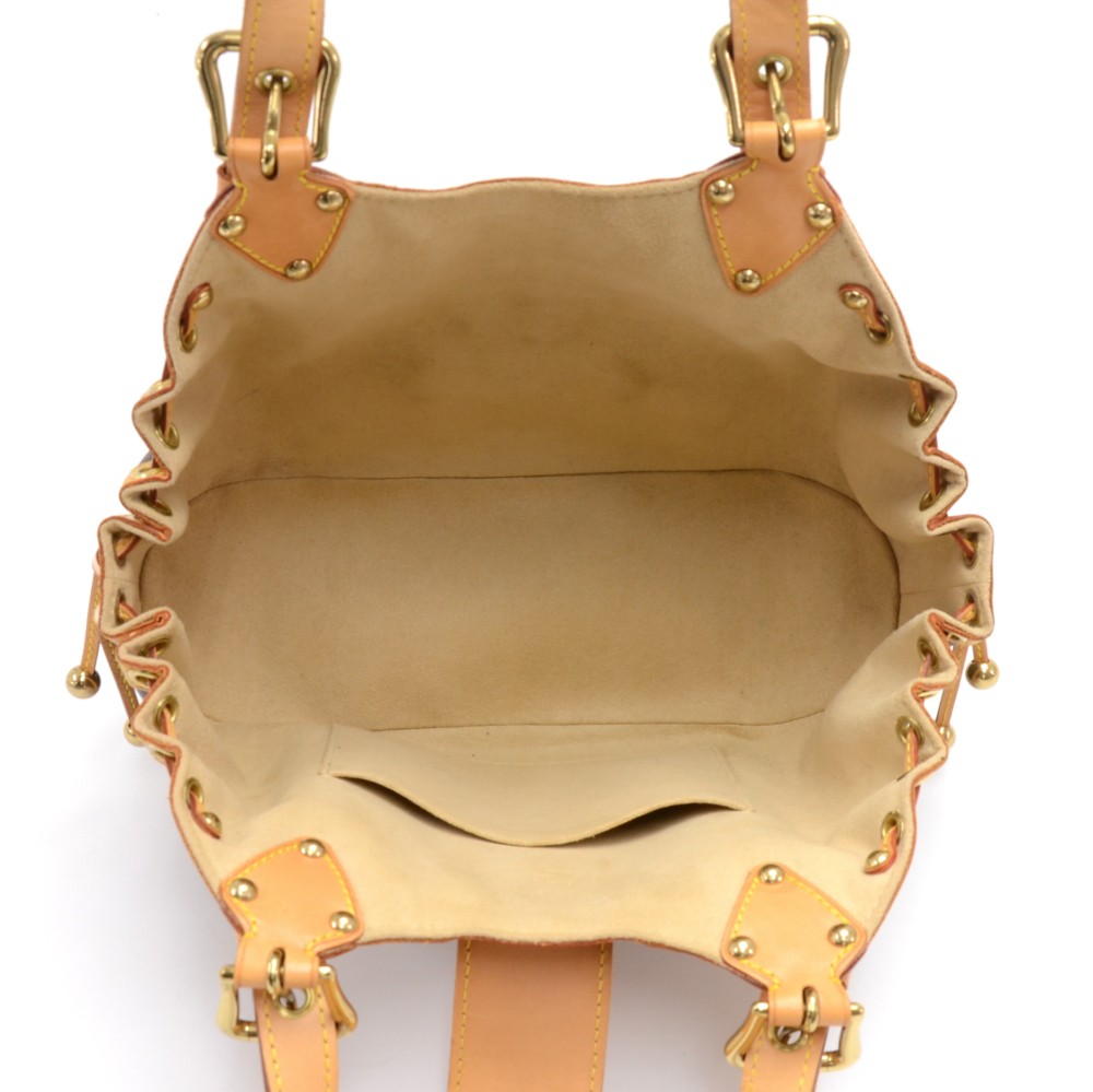 Louis Vuitton Brown Monogram Theda PM Handbag with GHW at 1stDibs