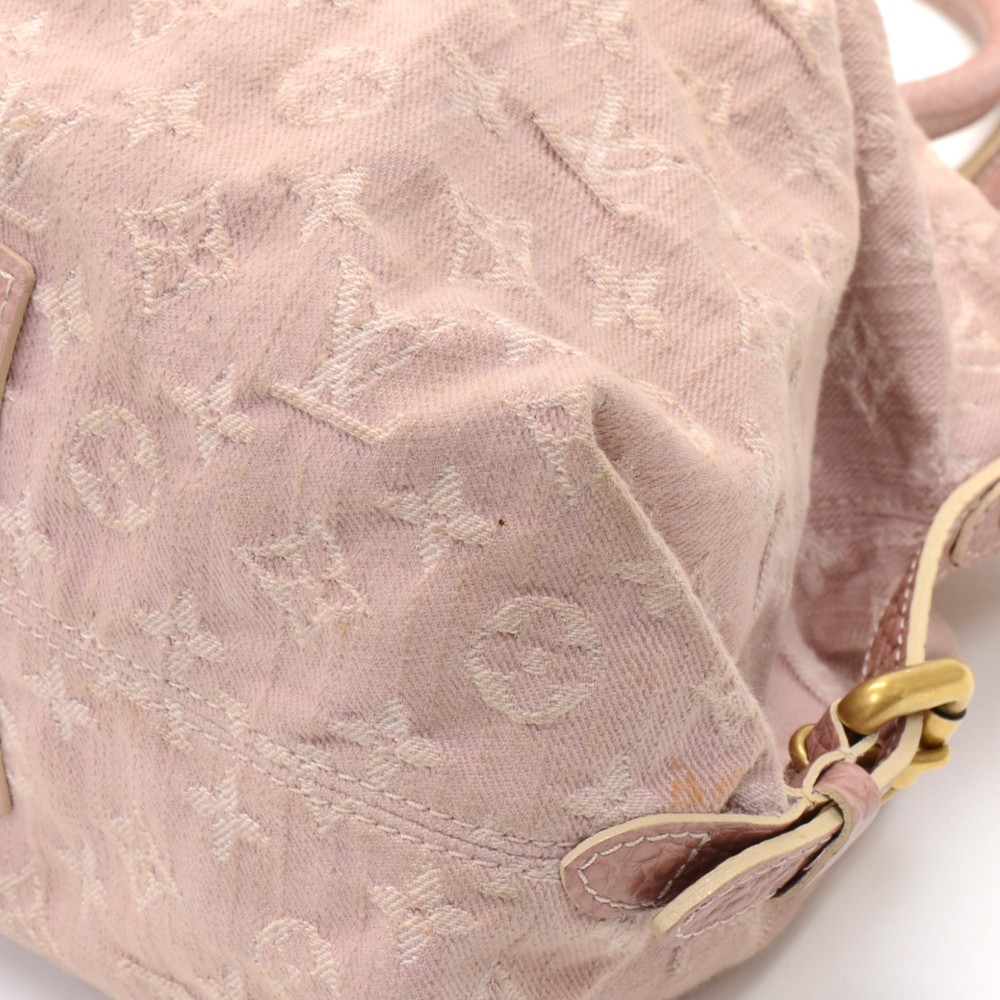 Louis+Vuitton+N%C3%A9o+Cabby+Shoulder+Bag+Pink+Denim for sale