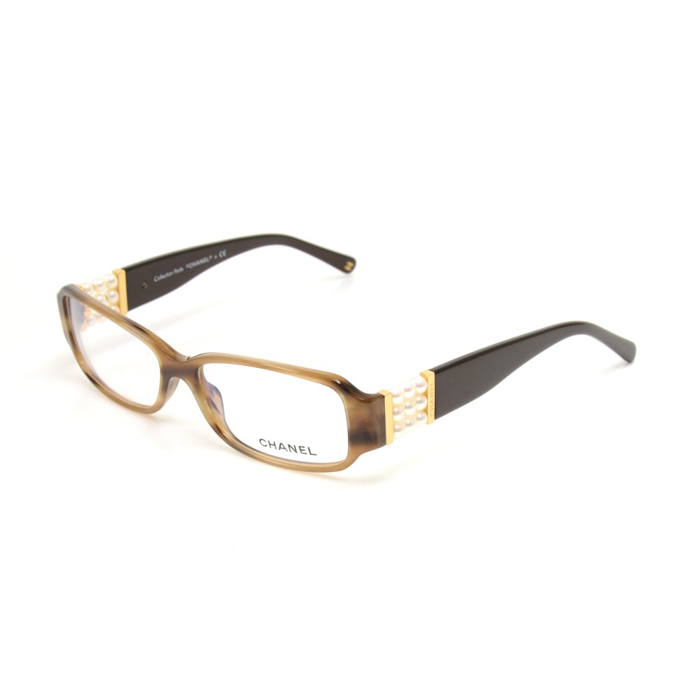 Women's Designer Eyeglass Frames Chanel with pearls at