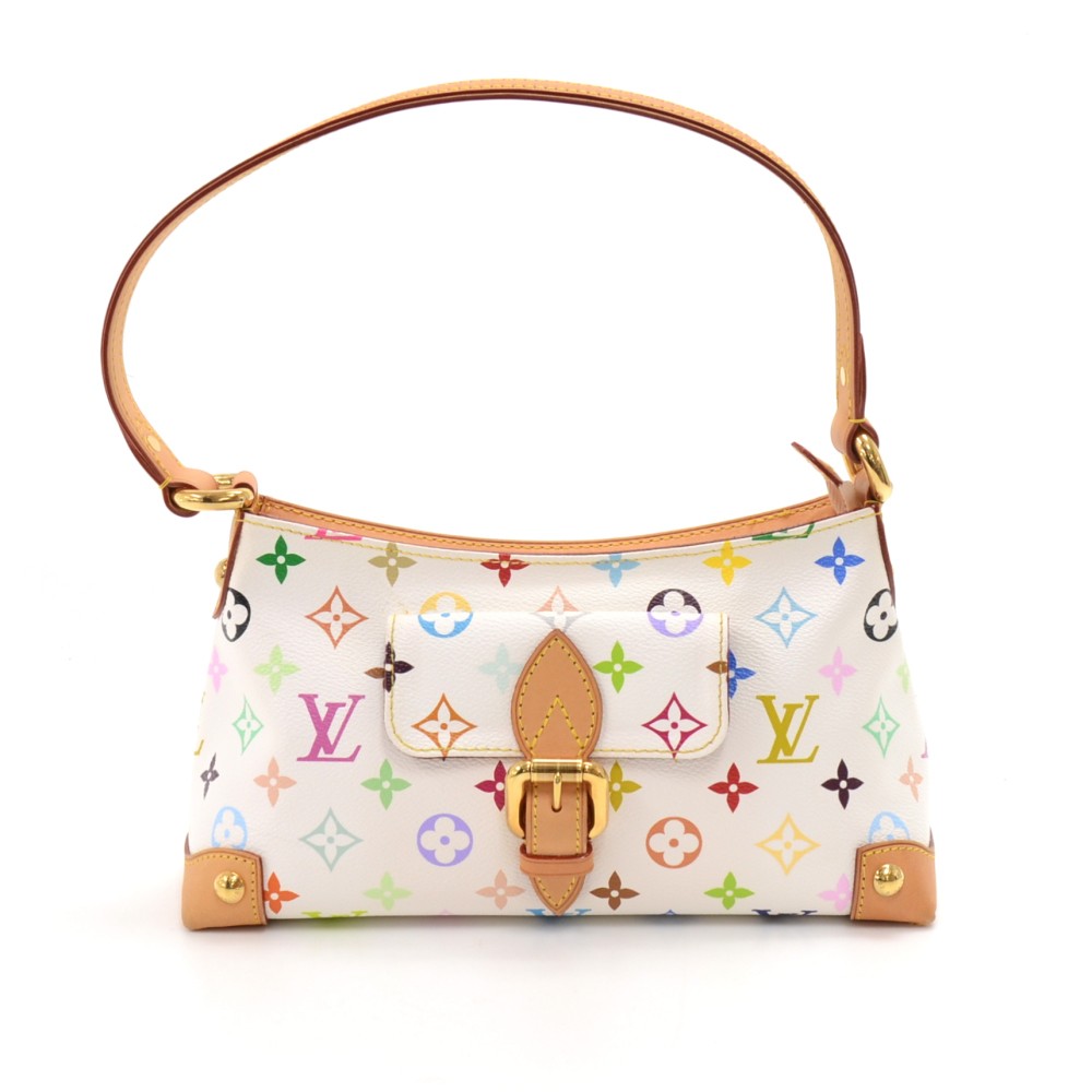 Louis Vuitton Louis Vuitton Eliza White Multicolor Monogram Canvas