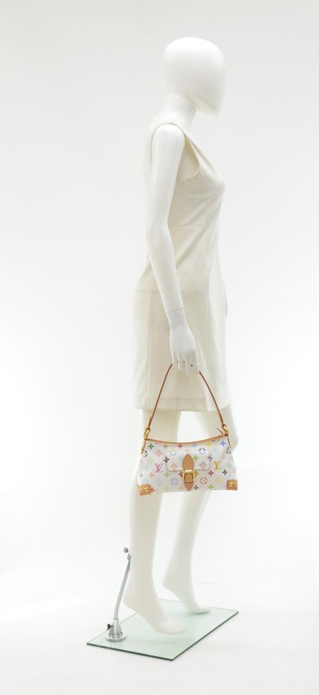 Louis Vuitton - Authenticated Eliza Handbag - Cloth White for Women, Very Good Condition