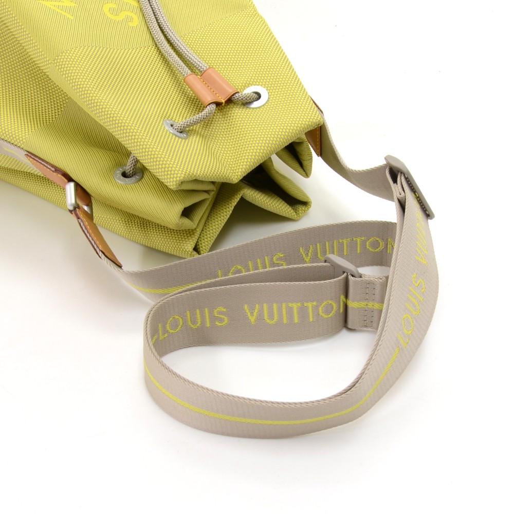Louis Vuitton LV Cup Lime Green Damier Geant Danube Weatherly