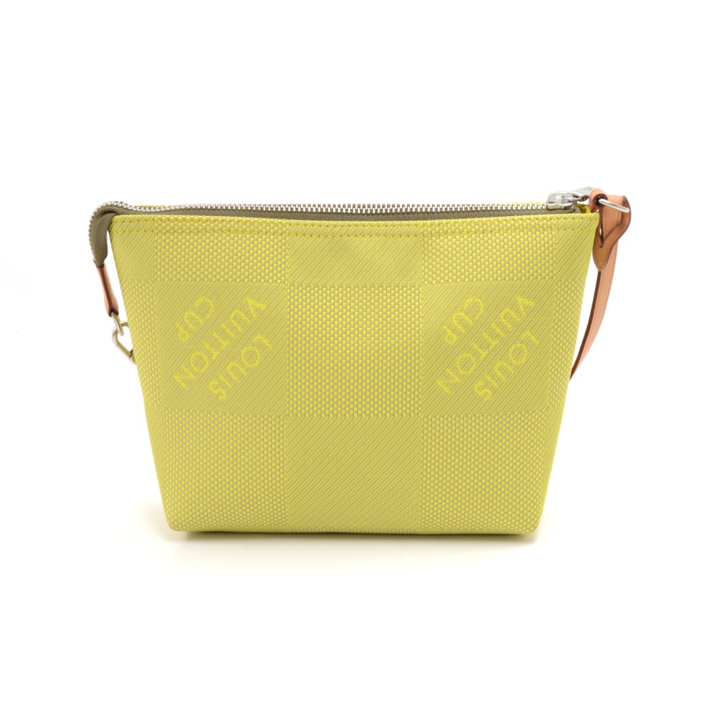 Limited Edition Louis Vuitton Cup Lime Green Damier - Depop
