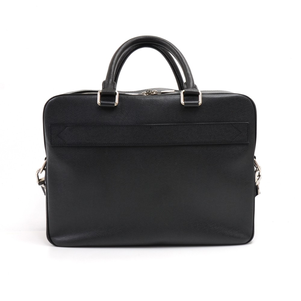 Louis Vuitton Taiga Ardoise Briefcase - Black Briefcases, Bags - LOU734496