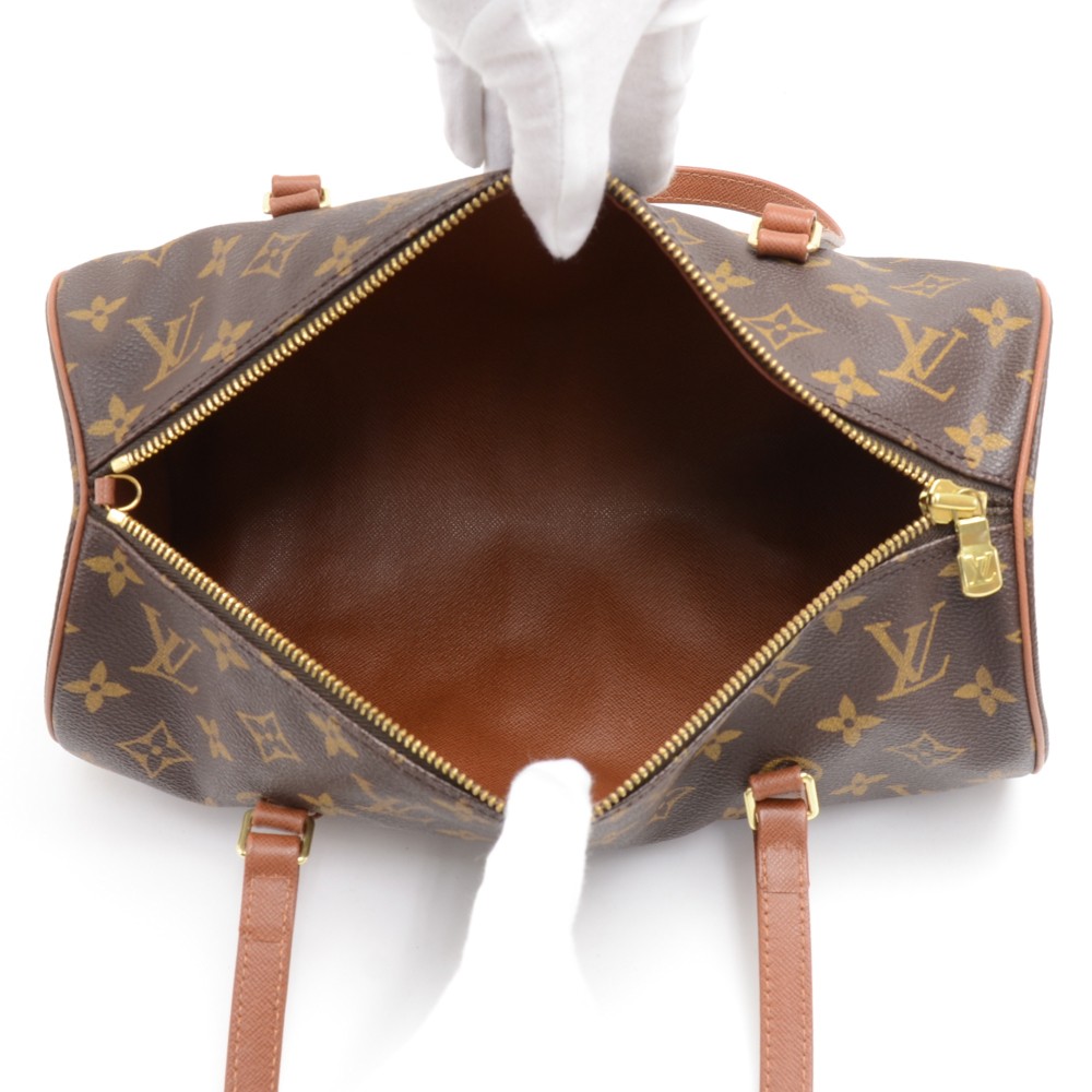 LOUIS VUITTON 1970s Papillon Handbag Monogram Canvas 30 - Chelsea Vintage  Couture