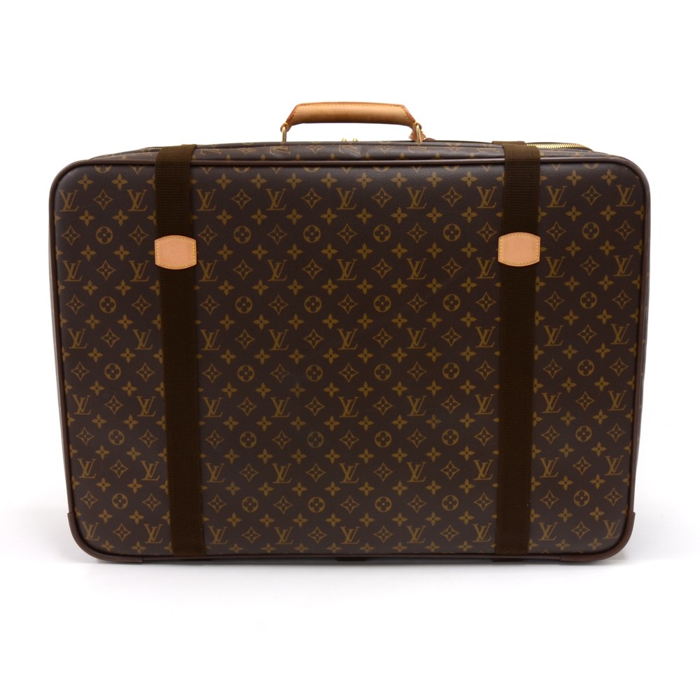 Louis Vuitton XL Monogram Satellite 70 Suitcase Trunk Luggage 99lk33s For  Sale at 1stDibs