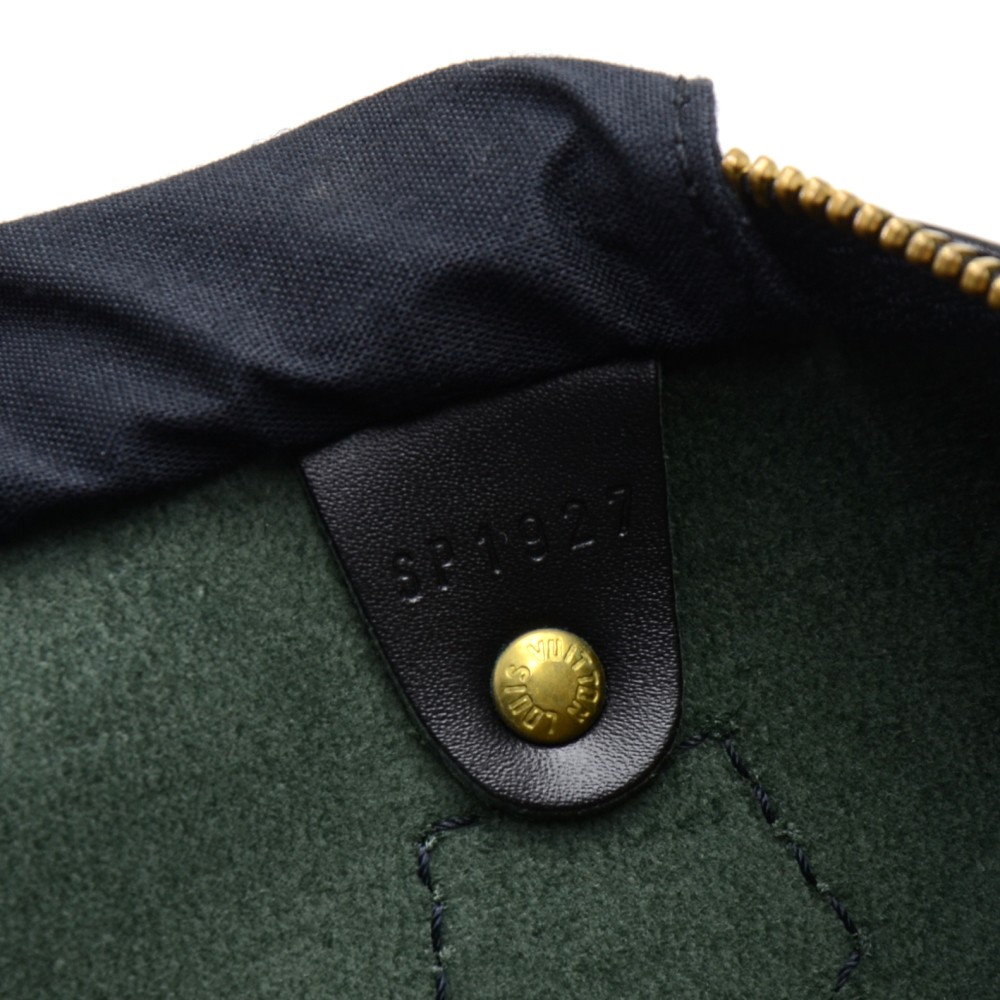 Louis Vuitton Black Noir Epi Vintage Speedy 35 Bag (733) - ShopperBoard