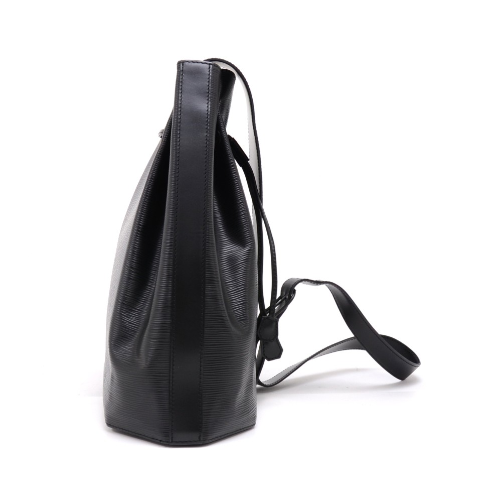Louis Vuitton Vintage Louis Vuitton Sac A Dos Black Epi Leather