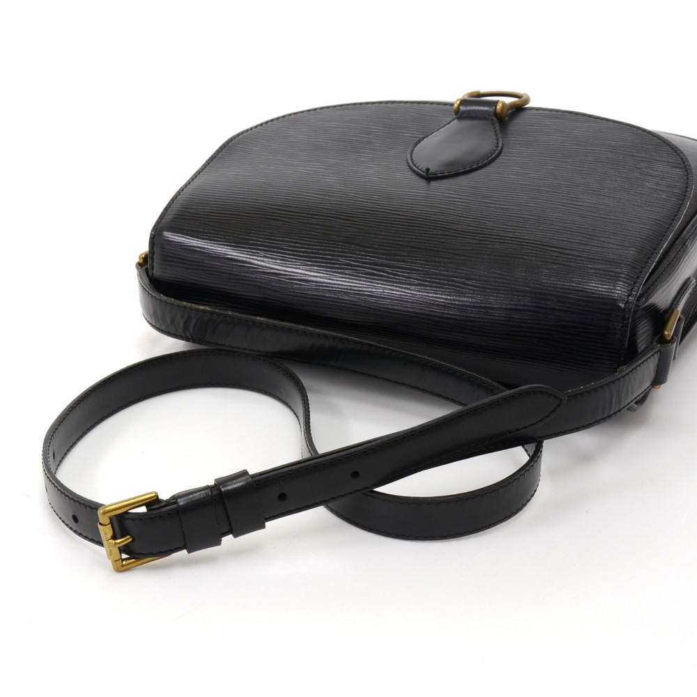 Louis Vuitton Black Epi Leather Saint Cloud PM Bag - Yoogi's Closet