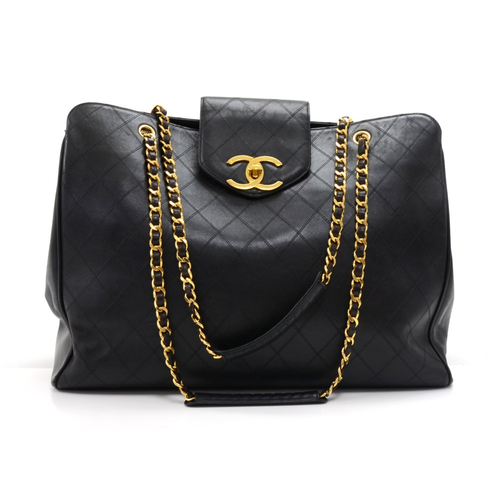 Chanel vintage online supermodel tote