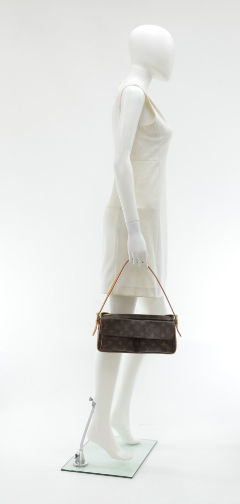 Louis Vuitton, Bags, Louis Vuitton Monogram Viva Cite Mm Shoulder Bag  M5164 Lv Auth 27269