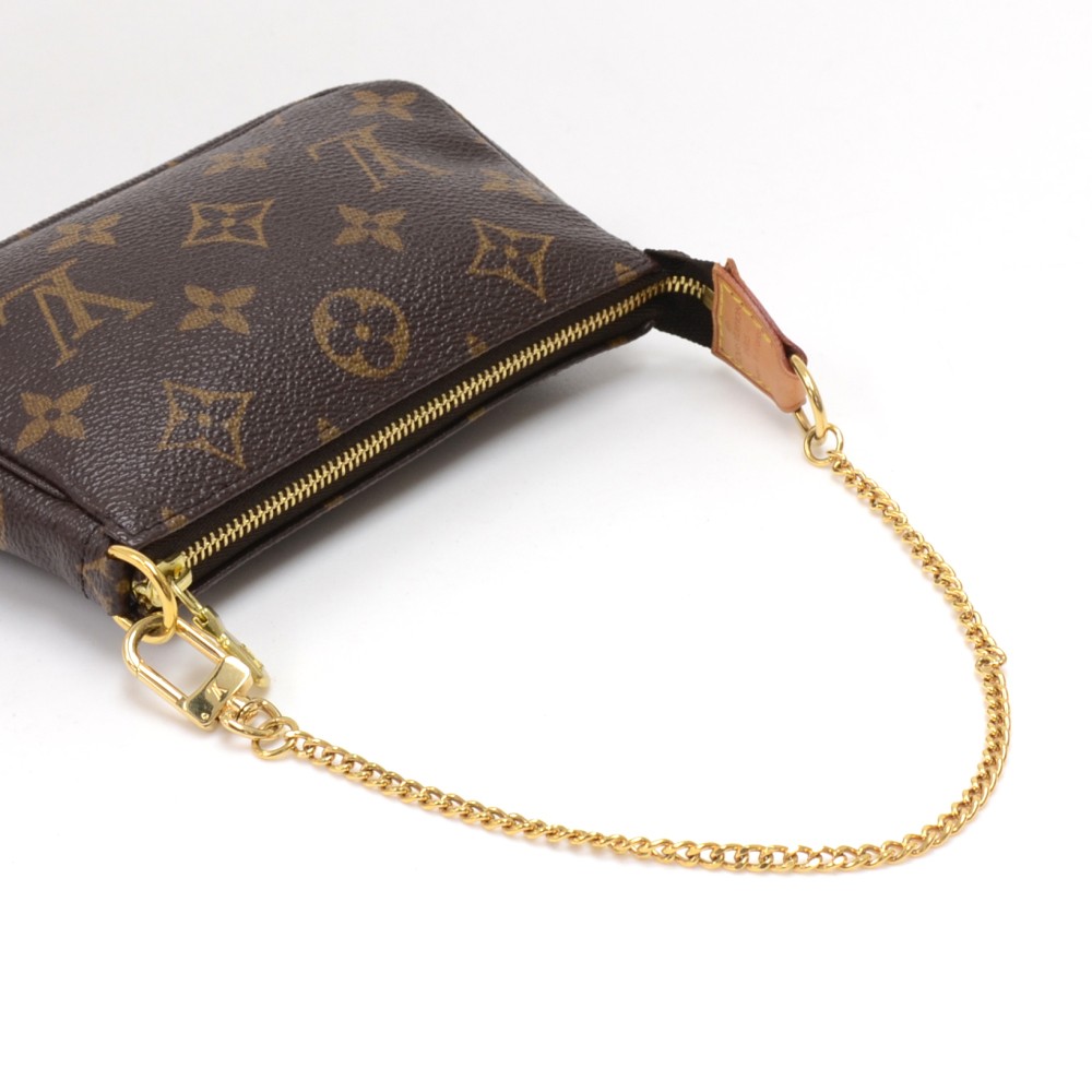 Louis Vuitton Monogram Canvas Mini Pochette Accessoires - FINAL SALE  (SHF-IQRtfM)