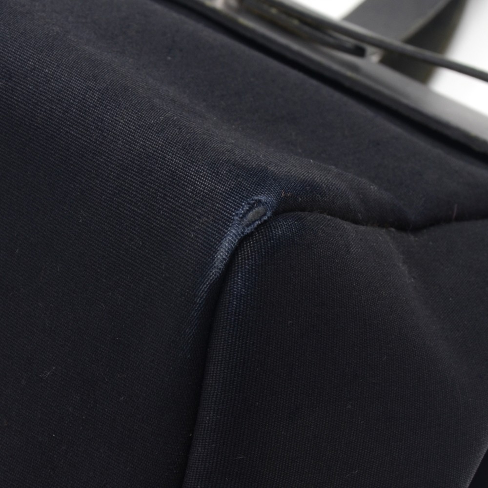 Herbag cloth handbag Hermès Black in Cloth - 25485891