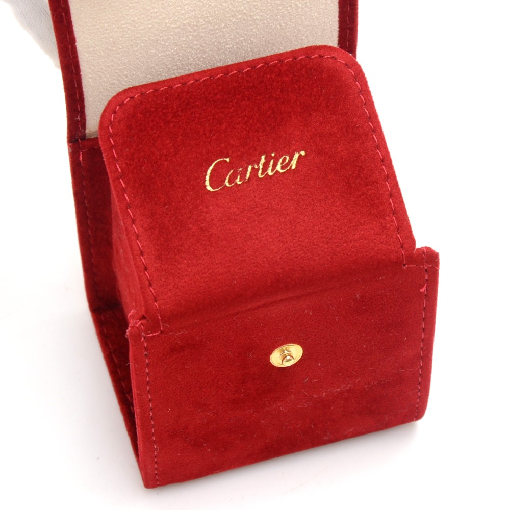 Cartier Cartier Red Velvet Watch Travel Case