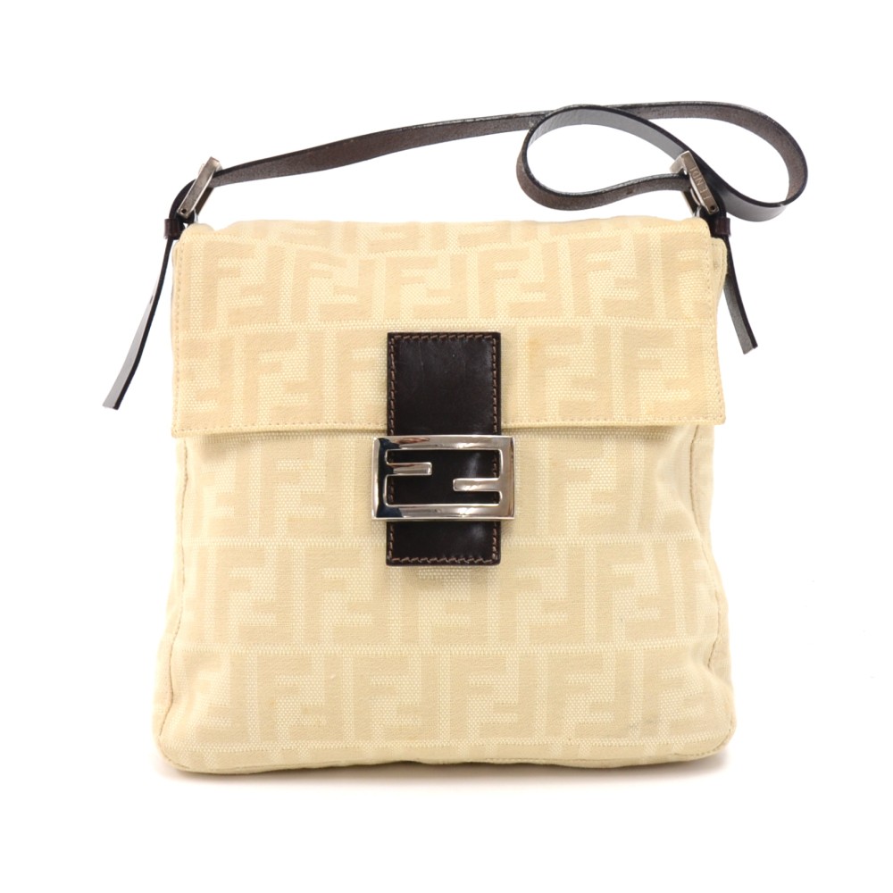 FENDI: shoulder bag for women - Yellow Cream
