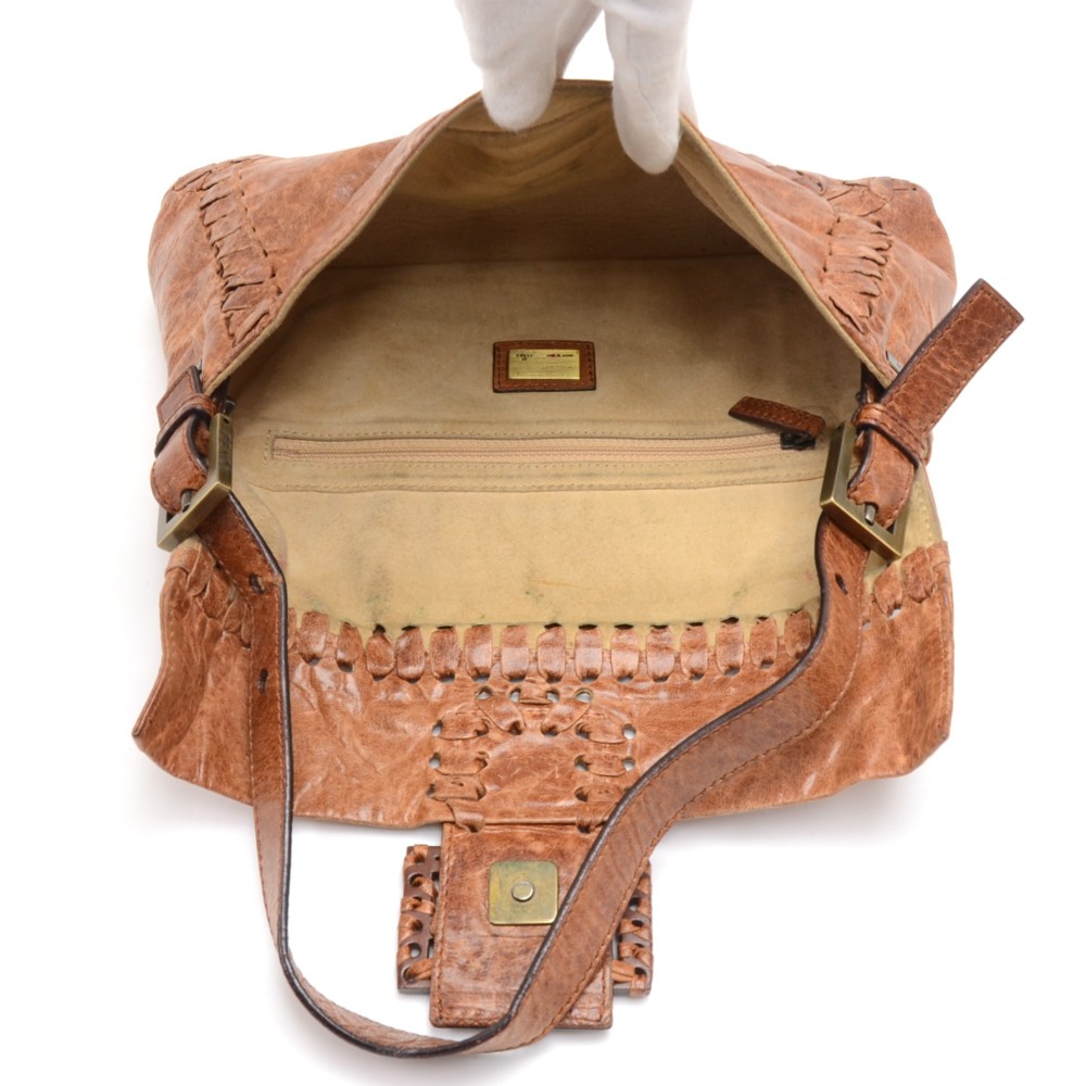 Fendi whipstitch baguette top