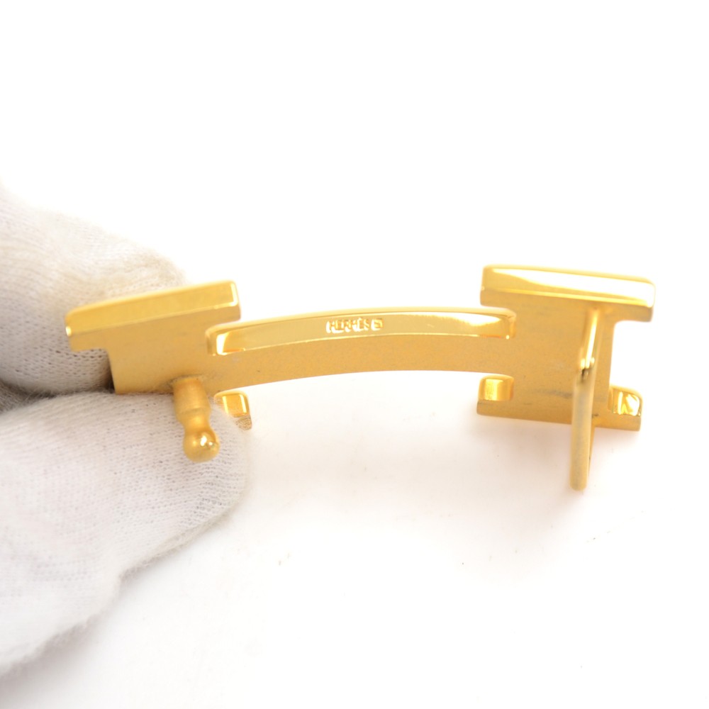 Hermès Constance belt buckle in shiny gold metal, new condition! Golden  Steel ref.99685 - Joli Closet