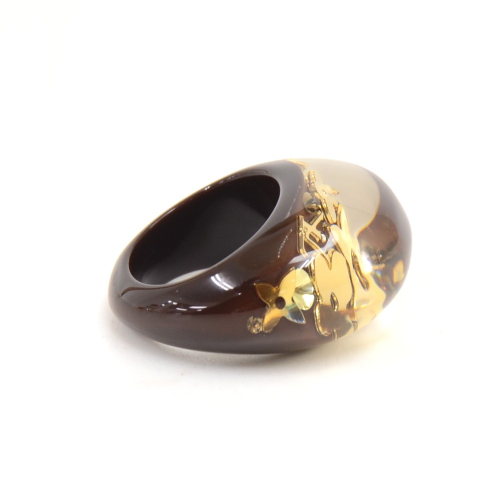 Louis Vuitton Vintage - Wood Silvania Ring - Brown Gold - Wood - LV Ring -  Luxury High Quality - Avvenice