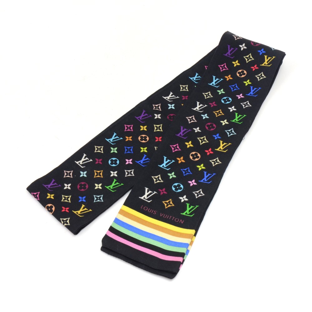 louis vuitton scarf multicolor